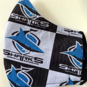 Cronulla Sharks Face Mask