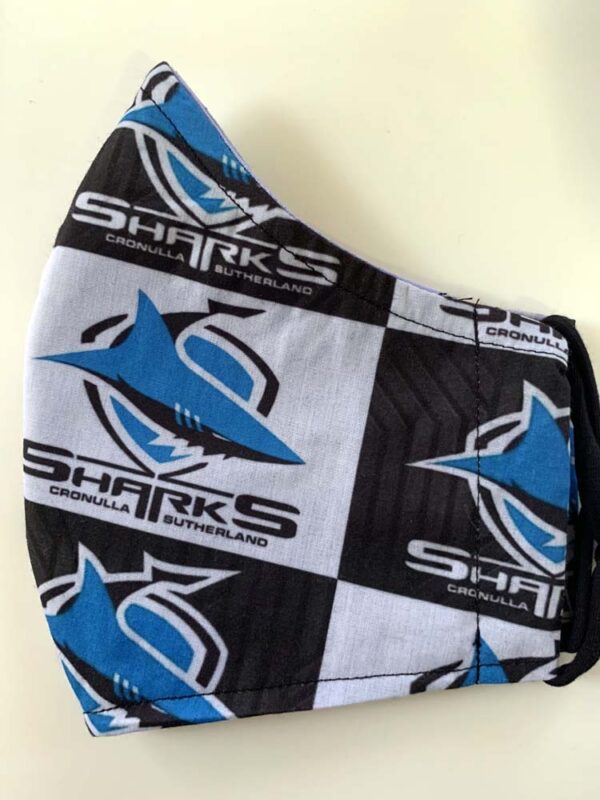 Cronulla Sharks Face Mask