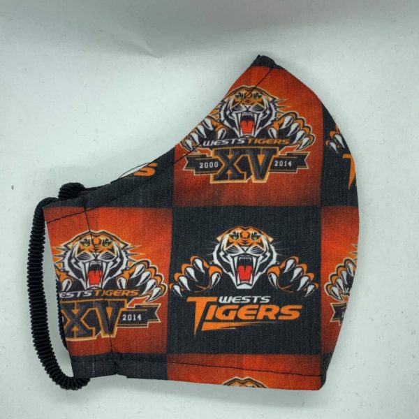 NRL West Tigers Mask