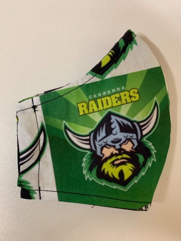 NRL Canberra Raiders Face Mask