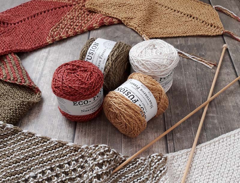 crochet and knitting yarns