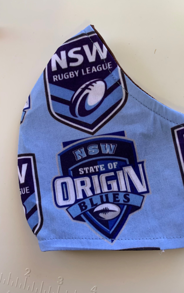 NRL football State of Origin Face Mask