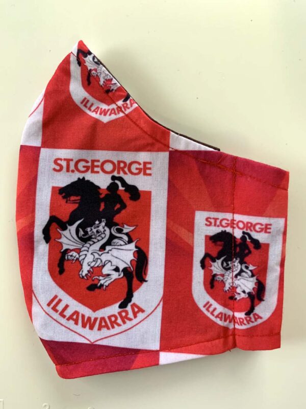 St George Dragons NRL face mask