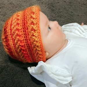 Bright Textured Beanie for Baby