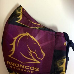 Brisbane Broncos NRL Face Mask