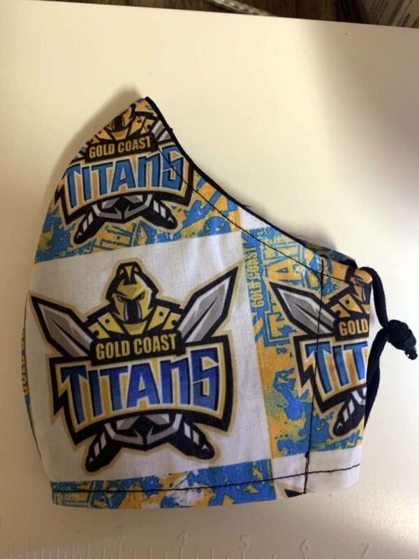 Gold Coast Titans NRL Face Mask